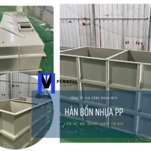Bồn nhựa PP và bể nhựa PP của Công ty Gia Công nhựa MTV
