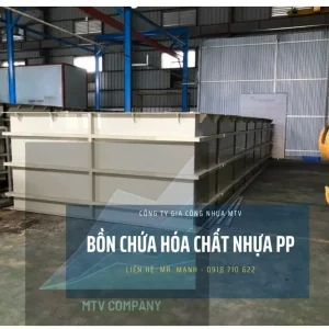 Bồn nhựa vuông PP, PVC cao cấp 6 be ma nhua pp 3