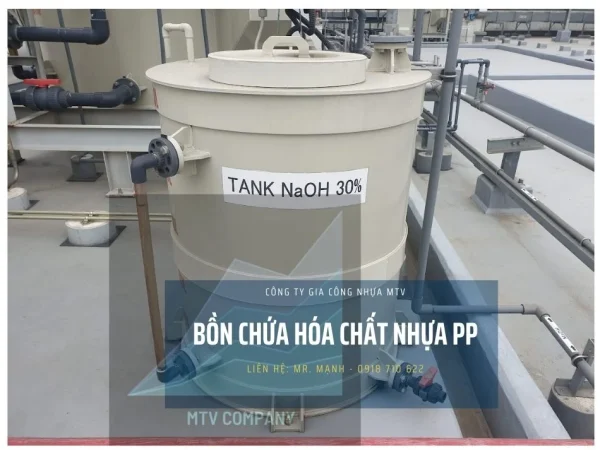 Bồn chứa hóa chất nhựa PP