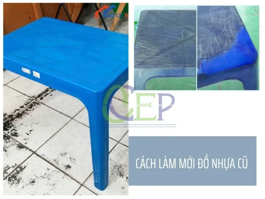 Cách làm mới đồ nhựa cũ đơn giản tại nhà