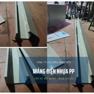 Máng nhựa đi dây điện 200x100