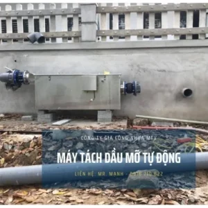 Máy tách dầu mỡ tự động - CCEP100