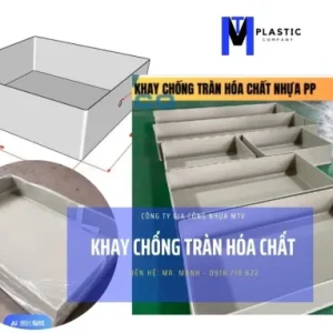 Gờ chống tràn hóa chất bằng nhựa siêu bền